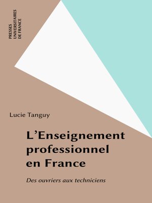 cover image of L'Enseignement professionnel en France
